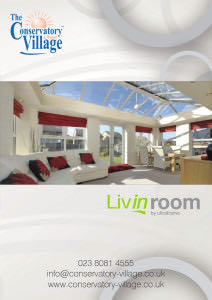 Livin Room Conservatory Brochure